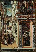 Carlo Crivelli Annunciation with Saint Emidius Sweden oil painting reproduction